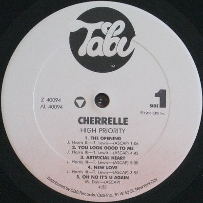 Cherrelle : High Priority (LP, Album, RP)