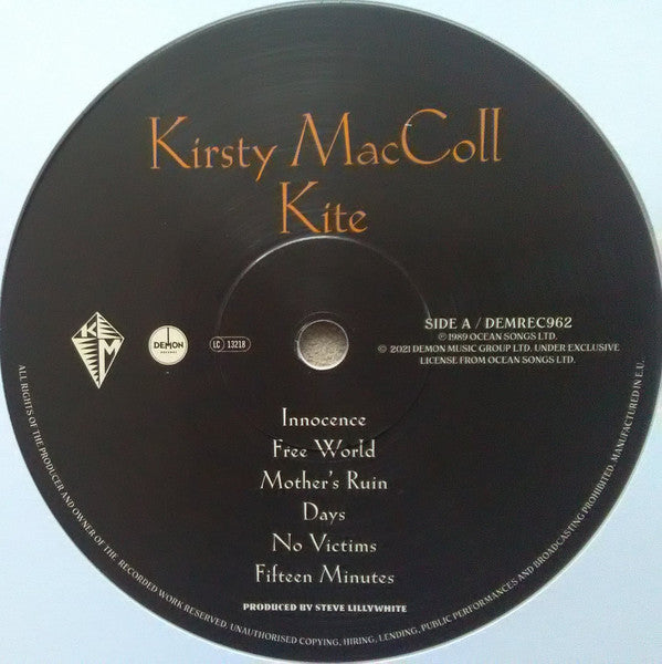 Kirsty MacColl : Kite (LP, Album, RE, Mag)