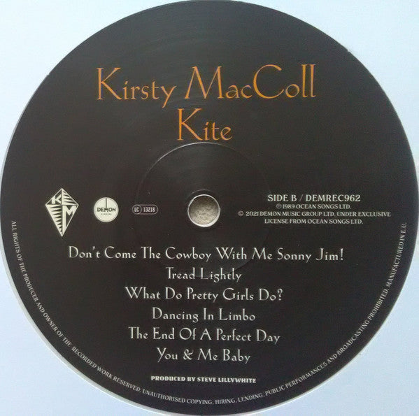 Kirsty MacColl : Kite (LP, Album, RE, Mag)