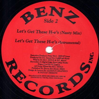 MC Shy D Featuring DJ Smurf (2) : Keep Doin It / Let's Get These H-e's (12")