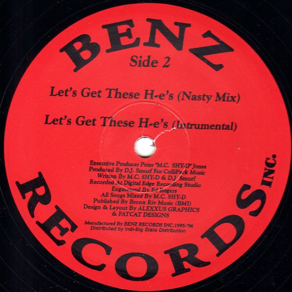 MC Shy D Featuring DJ Smurf (2) : Keep Doin It / Let's Get These H-e's (12")
