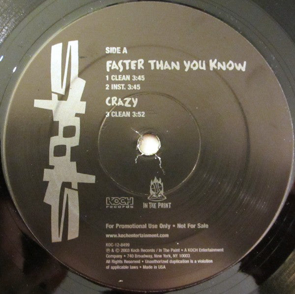 Spooks : Faster Than You Know / Crazy / Still Gonna Do It (12", Promo)