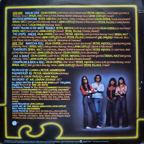 Climax Blues Band : Shine On (LP, Album, Gat)