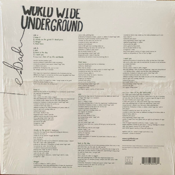 Erykah Badu : Worldwide Underground (LP, Album, RE)