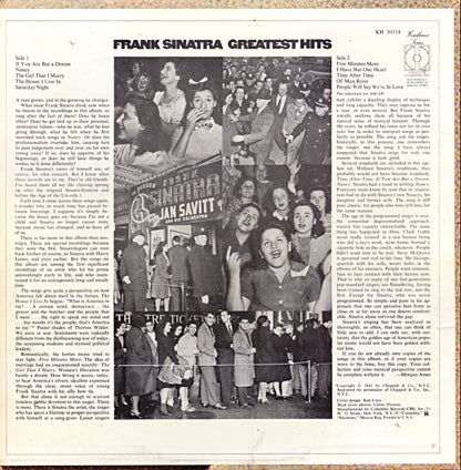 Frank Sinatra : Greatest Hits (The Early Years) (LP, Comp)