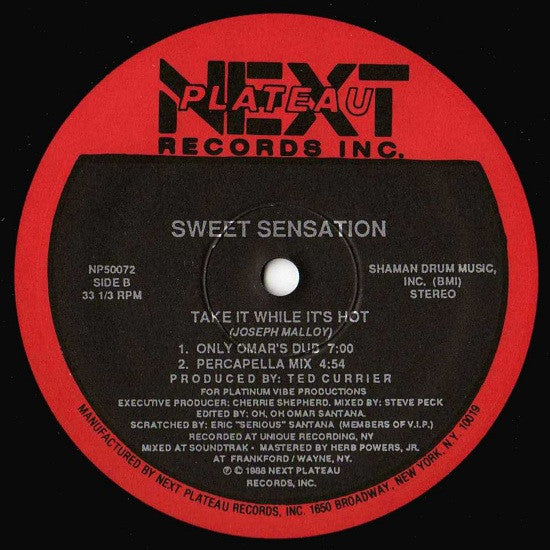Sweet Sensation : Take It While It's Hot (12")
