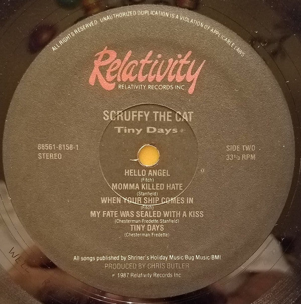 Scruffy the Cat : Tiny Days (LP, Album)