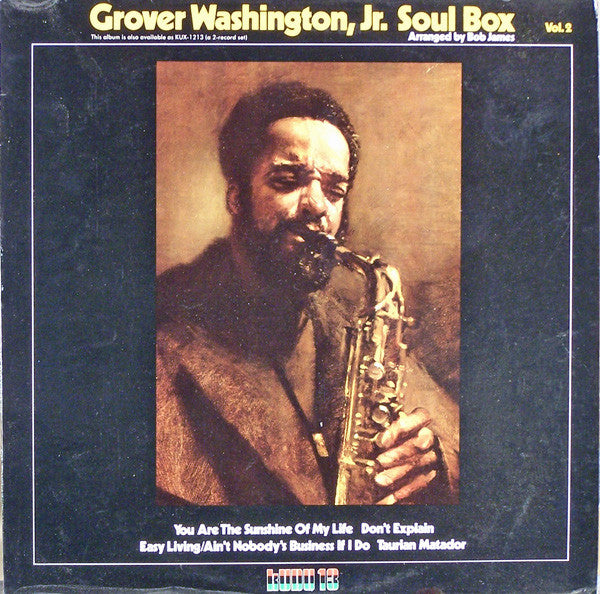 Grover Washington, Jr. : Soul Box Vol.2 (LP, Album, RE)