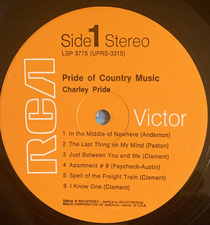 Charley Pride : Pride Of Country Music (LP, Album)