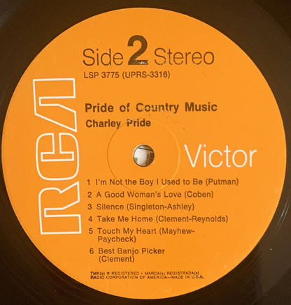 Charley Pride : Pride Of Country Music (LP, Album)