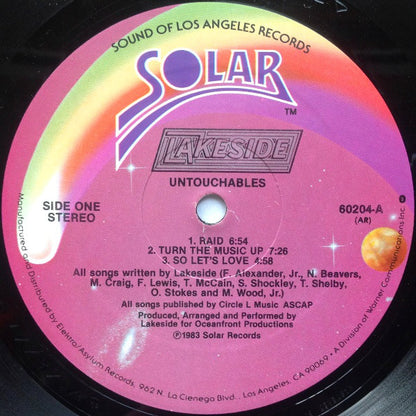 Lakeside : Untouchables (LP, Album, AR,)