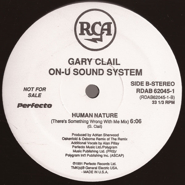 Gary Clail & On-U Sound System : Human Nature (12", Promo)