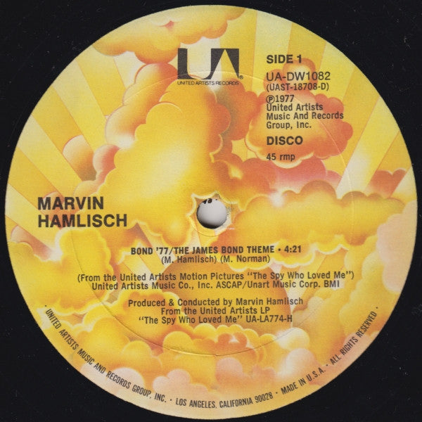 Marvin Hamlisch : Bond '77/The James Bond Theme (12")