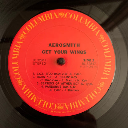 Aerosmith : Get Your Wings (LP, Album, Ter)