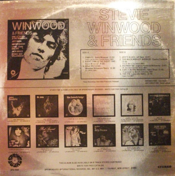 Steve Winwood : Winwood & Friends (LP, Comp)