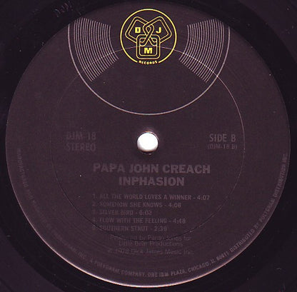 Papa John Creach : Inphasion (LP, Album)