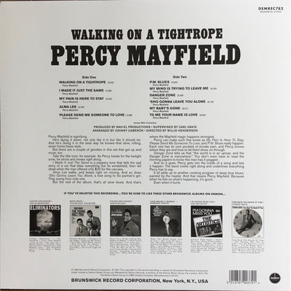 Percy Mayfield : Walking On A Tightrope (LP, Album, RE)