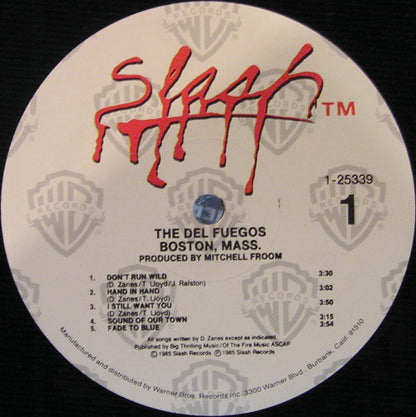 The Del Fuegos : Boston, Mass. (LP, Album, All)
