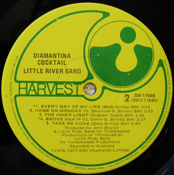 Little River Band : Diamantina Cocktail (LP, Album)
