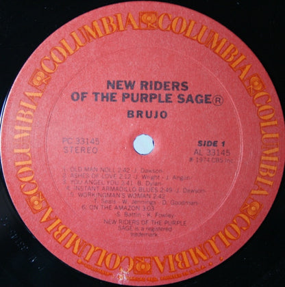 New Riders Of The Purple Sage : Brujo (LP, Album, Ter)