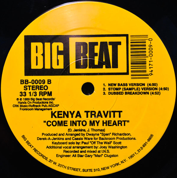 Kenya Travitt : Come Into My Heart (12")