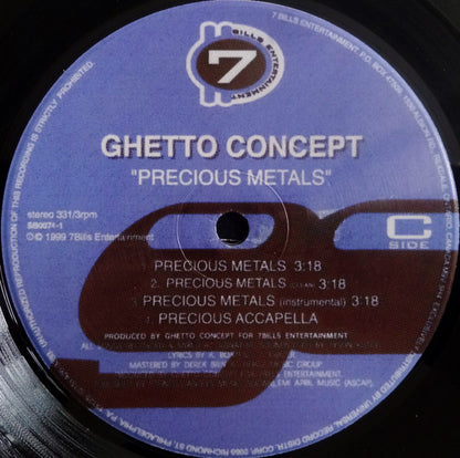 Ghetto Concept Featuring Sticky Fingaz : Heavy Metal (12")