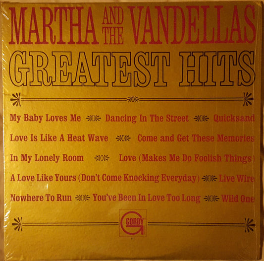 Martha Reeves & The Vandellas : Greatest Hits (LP, Comp)