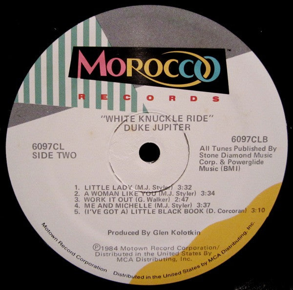 Duke Jupiter : White Knuckle Ride (LP, Album)