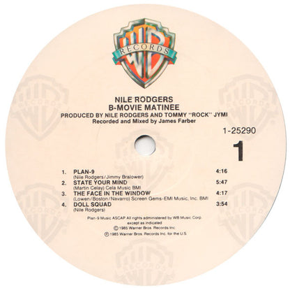 Nile Rodgers : B-Movie Matinee (LP, Album)