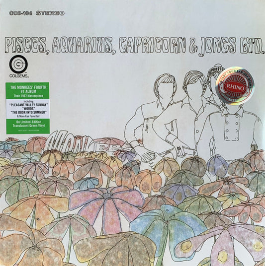 The Monkees : Pisces, Aquarius, Capricorn & Jones Ltd. (LP, Album, Ltd, RE, Tra)