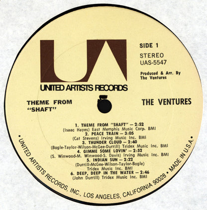 The Ventures : Theme From Shaft (LP, Album, Ter)