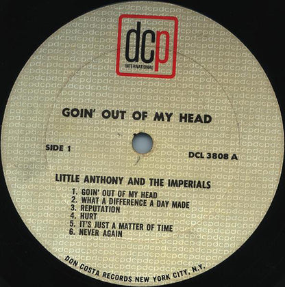 Little Anthony & The Imperials : Goin' Out Of My Head (LP, Album, Mono)