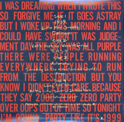 Prince : 1999 (2xLP, Album, RE, RM, 150)