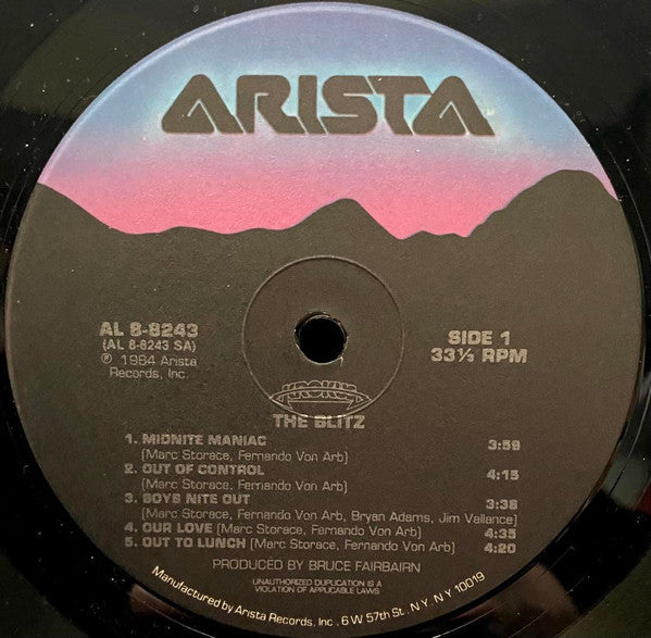 Krokus : The Blitz (LP, Album, RCA)