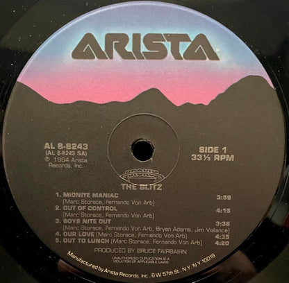 Krokus : The Blitz (LP, Album, RCA)