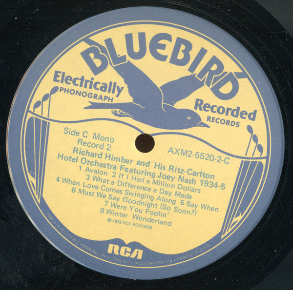 Richard Himber And His Ritz-Carlton Hotel Orchestra Featuring Joey Nash : 1934-1935 (2xLP, Comp)