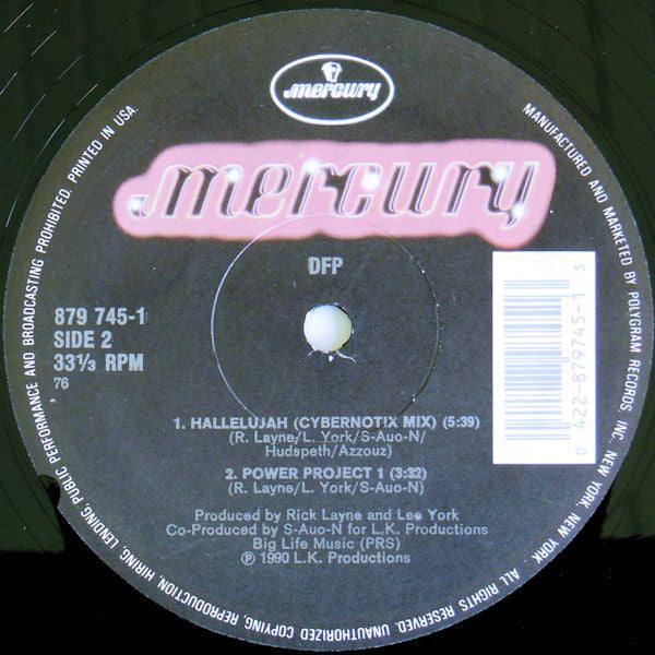 DFP : Hallelujah (12")