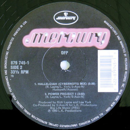 DFP : Hallelujah (12")