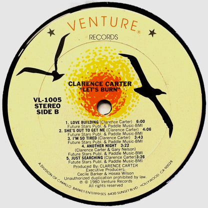 Clarence Carter : Let's Burn (LP, Album)