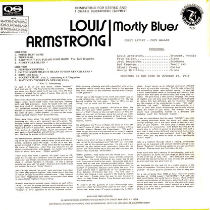 Louis Armstrong : Mostly Blues (LP, Album, Quad)