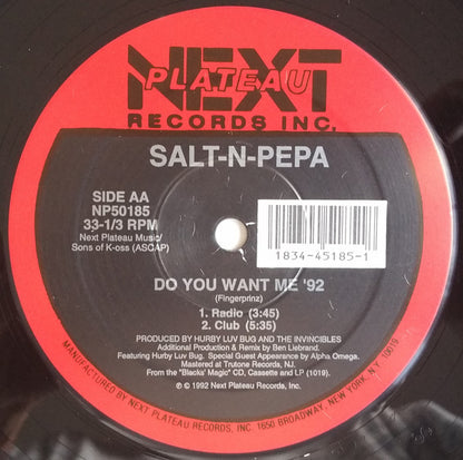 Salt 'N' Pepa : Expression '92 / Do You Want Me '92 (12")