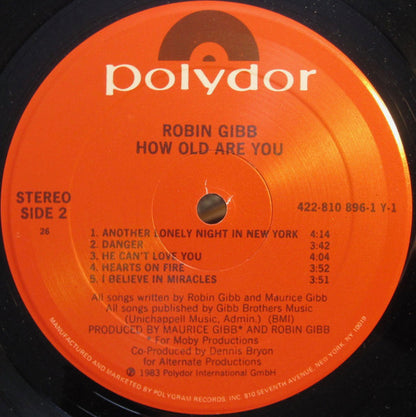 Robin Gibb : How Old Are You? (LP, Album, 26)