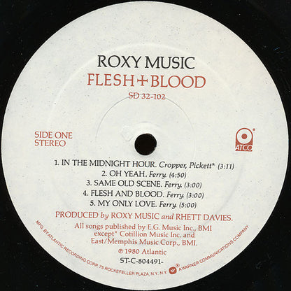 Roxy Music : Flesh + Blood (LP, Album, Spe)