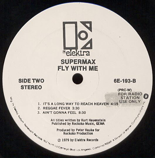 Supermax : Fly With Me (LP, Album, Promo)