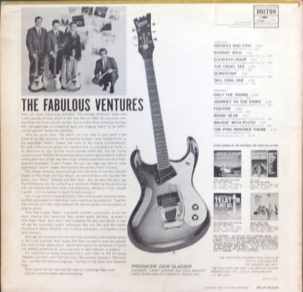 The Ventures : The Fabulous Ventures (LP, Album, Mono, RCA)