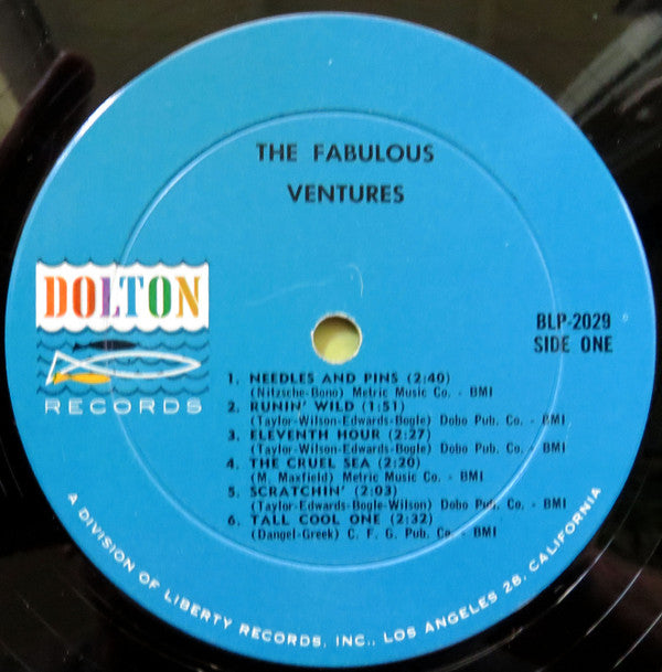 The Ventures : The Fabulous Ventures (LP, Album, Mono, RCA)