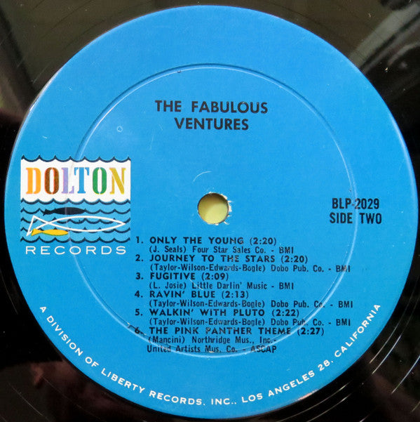 The Ventures : The Fabulous Ventures (LP, Album, Mono, RCA)