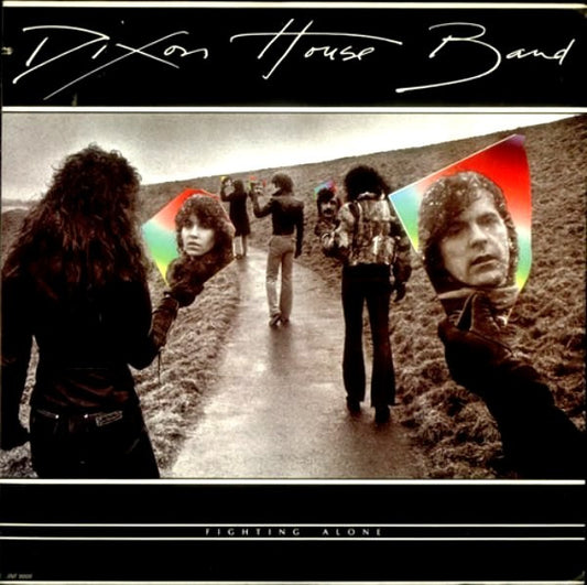 Dixon House Band : Fighting Alone (LP, Album, Pin)