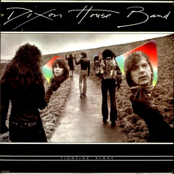 Dixon House Band : Fighting Alone (LP, Album, Pin)