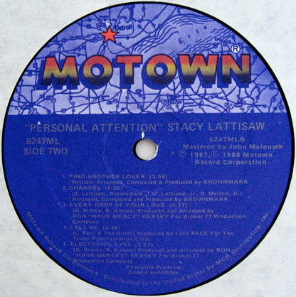 Stacy Lattisaw : Personal Attention (LP, Album)